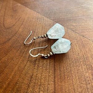 Silver and Stone Boho Earrings